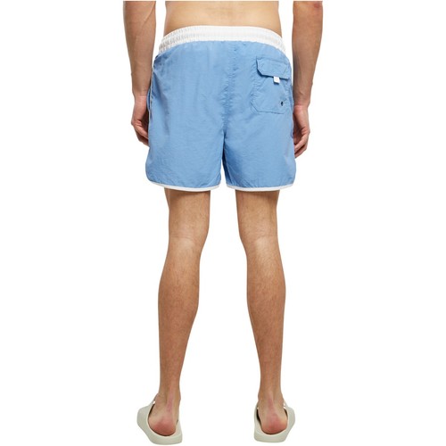 Retro Swimshorts Badehose UrbanClassics Bade Short Freizeit Strand Hose Bermuda - Picture 111 of 163