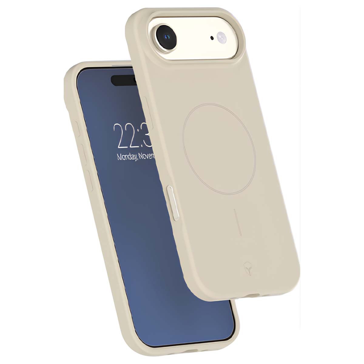 Force Case coque de protection iPhone Air silicone beige