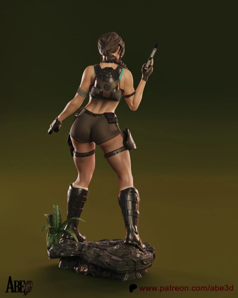 Lara Croft Tomb Raider / 1/6-30 cm Statue / Pro Hand-Painted Figure - - image 2 of 4