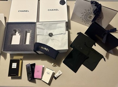 Chanel Empty Boxes, dust bags, Samples, And Charm