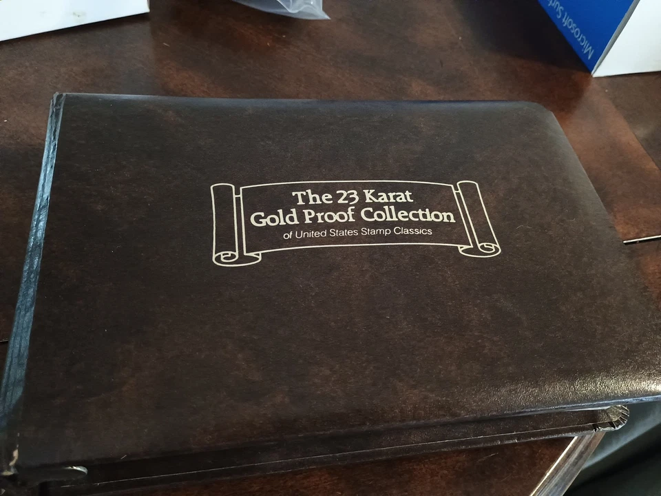 The 23 Karat Golf Proof Collection Of United States Stamp Book Is Full Of Stamps - Image 2 of 4