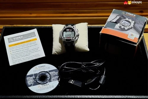 *Vintage TIMEX 851 DATA LINK* USB Ironman Watch, Cable, Manual, Box, SW, *READ