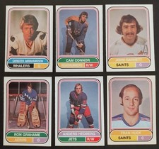 (11) card 1975-76 WHA OPC Hockey lot VG Ex-NM Hedberg ROGERS RC