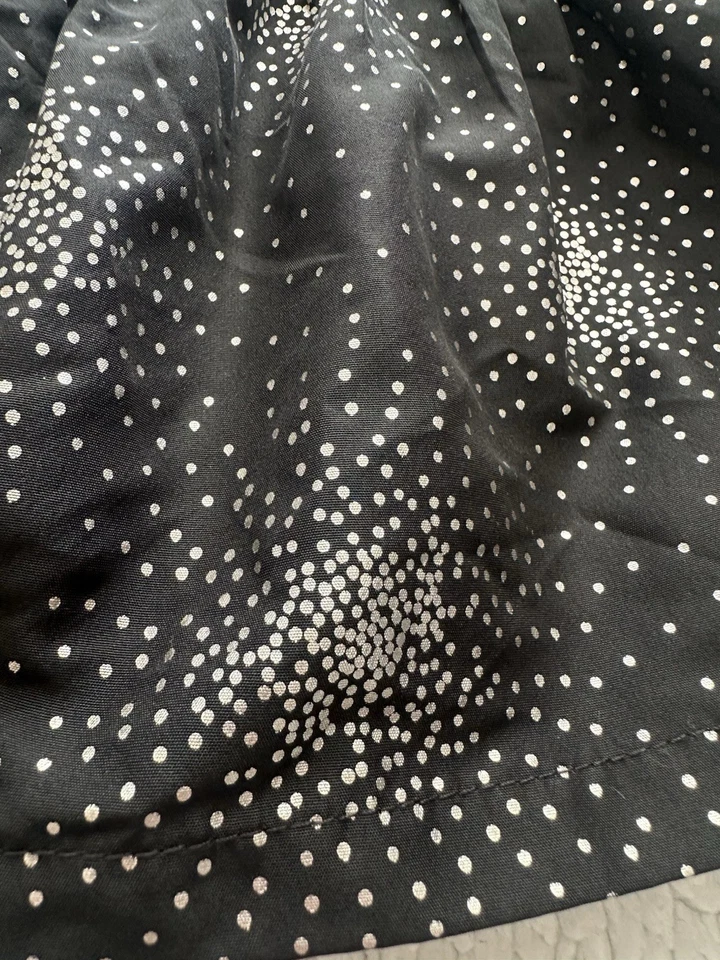 Niñas Negro Tul Nivel Falda Plateada Brillante Starburst Talla 2T Vacaciones Año Nuevo Foto 2 de 4