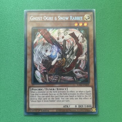 Yugioh! Ghost Ogre & Snow Rabbit (Alternate Art) - RA02-EN009 - Secret Rare - 1s