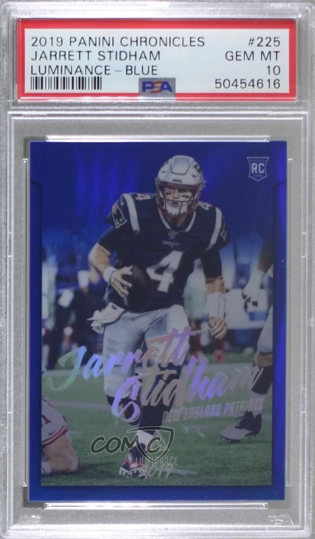 Jarrett Stidham Panini Chronicles Luminance #225 Blue