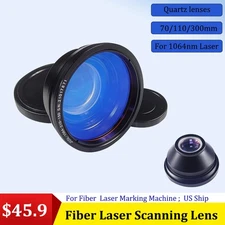 M85 Thread F-theta Scan Field Scan Lens Field Lens For 1064nm Laser Marker US