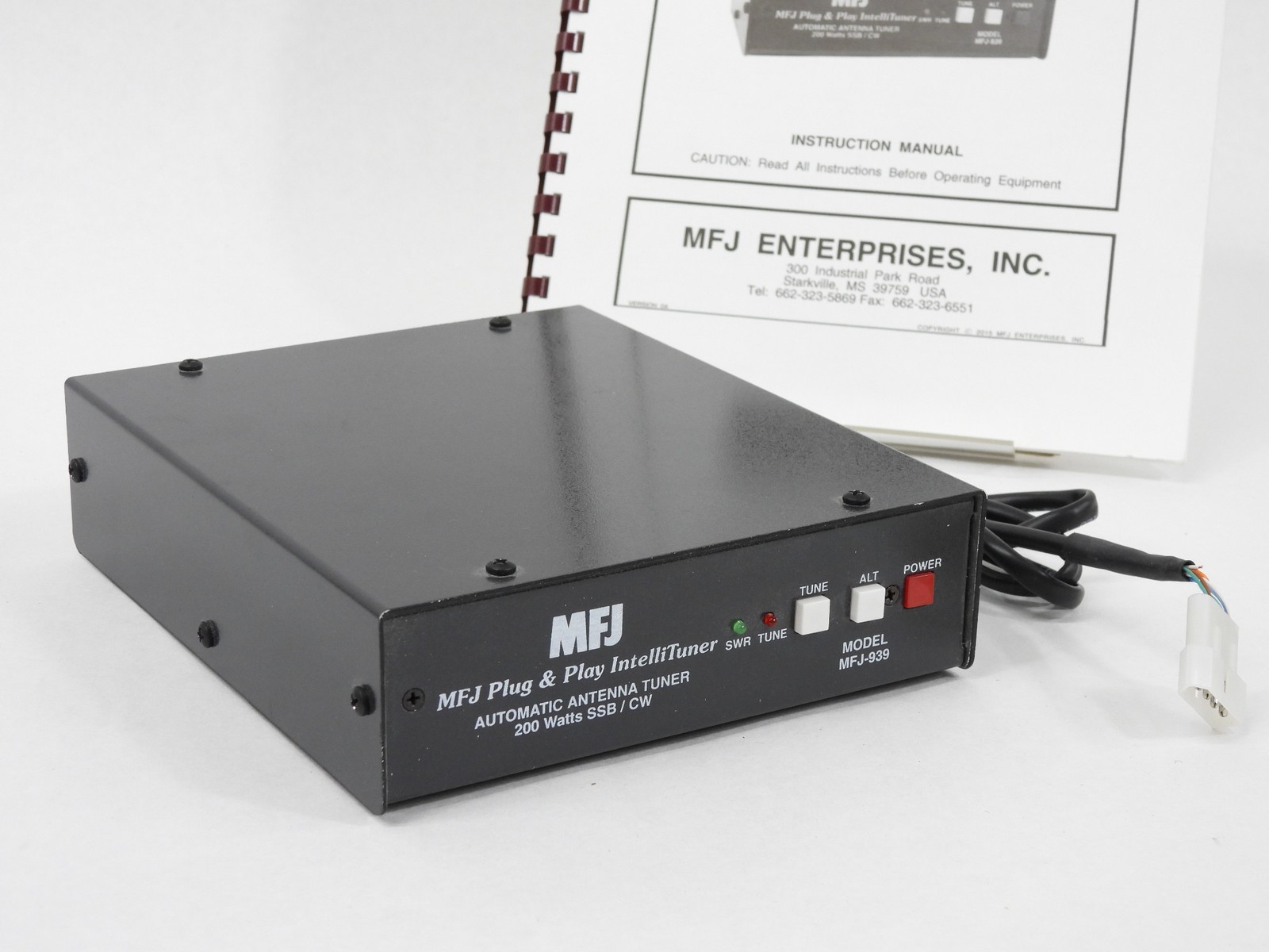 Automatic Antenna Tuner + Manual + Icom Cable