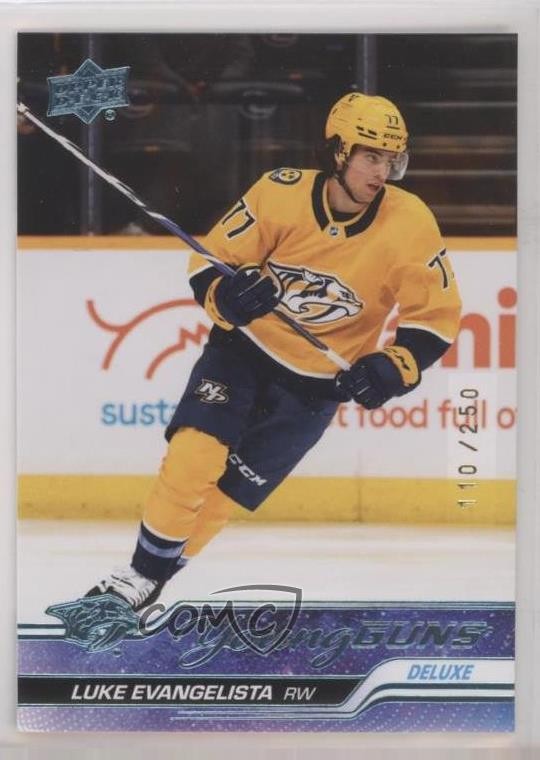 2023 Upper Deck Series 1 Young Guns Deluxe /250 Luke Evangelista Rookie RC 1qe2