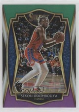 2020-21 Panini Select Premier Level Green White Purple Prizm Sekou Doumbouya 1s8
