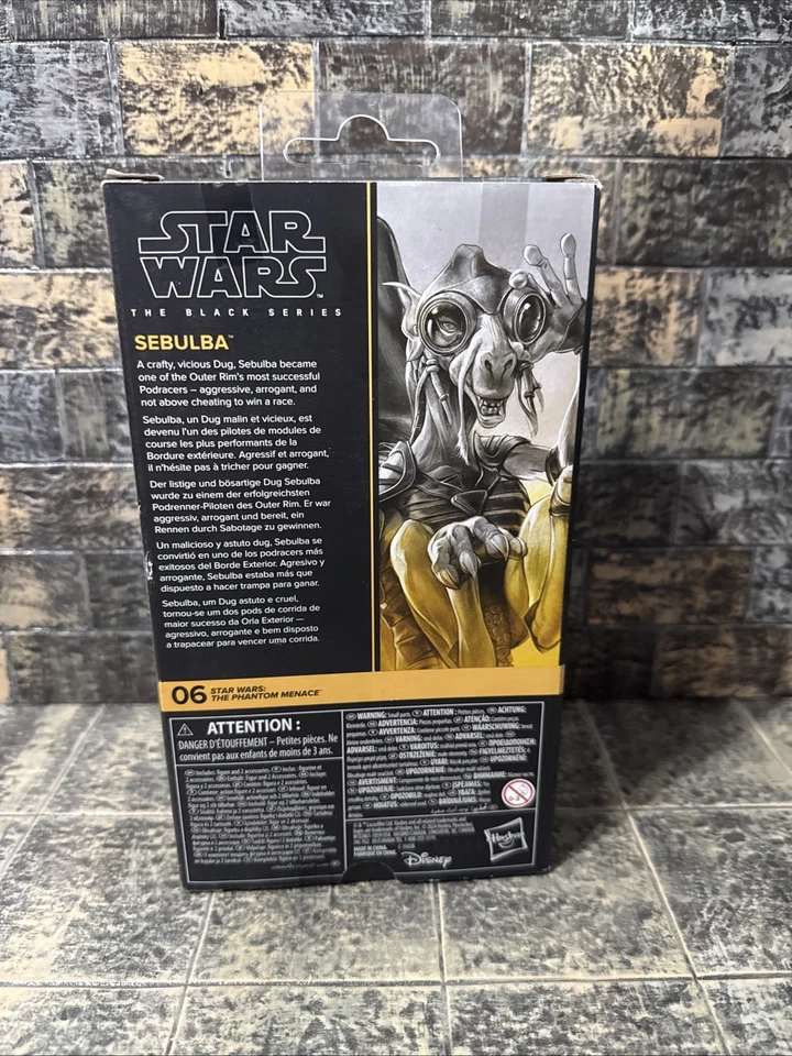 Figura Hasbro Star Wars Black Series Sebulba Phantom Menace Foto 3 de 4