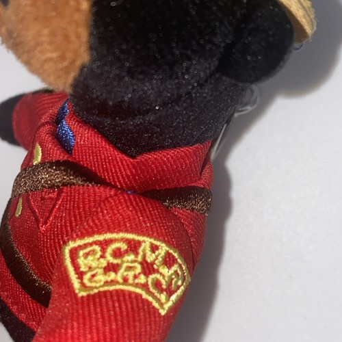Canada RCMP Mounted Police Black Bear Keychain Clip Stuffed Animal House Plush - Picture 4 of 10