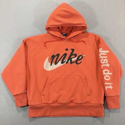 Nike Cactus Plant Flea Market Hoodie L Shoebox Double Layered Sweatshirt Orange