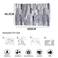 Wooden Slat Panelling Wallpaper 3D Wood Panel Effect Stripe Home Room Wall Paper