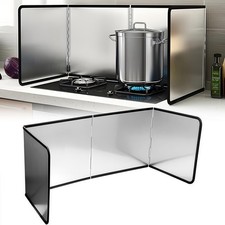 4-Sided Pro Splatter Guard Shield for Gas Ranges, Frying Pans,Kitchen Backsplash