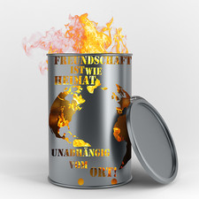 Bidone Fuoco Casa | Focolare Personalizzato | Regalo Matrimonio Famiglia