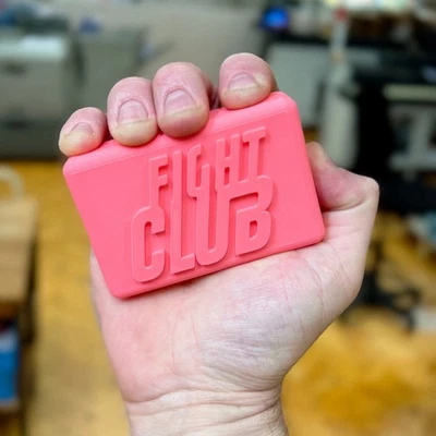 Fight Club Inspired Soap Prop 3D Printed Display Item