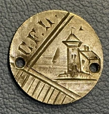 1890 Seated Liberty Dime Love Token - Beautiful Artistic Lighthouse Scene