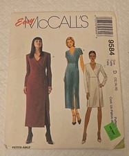 McCalls SEWING PATTERN 9584 Misses BUSINESS DRESSES Sizes 12-14-16 UNCUT Easy