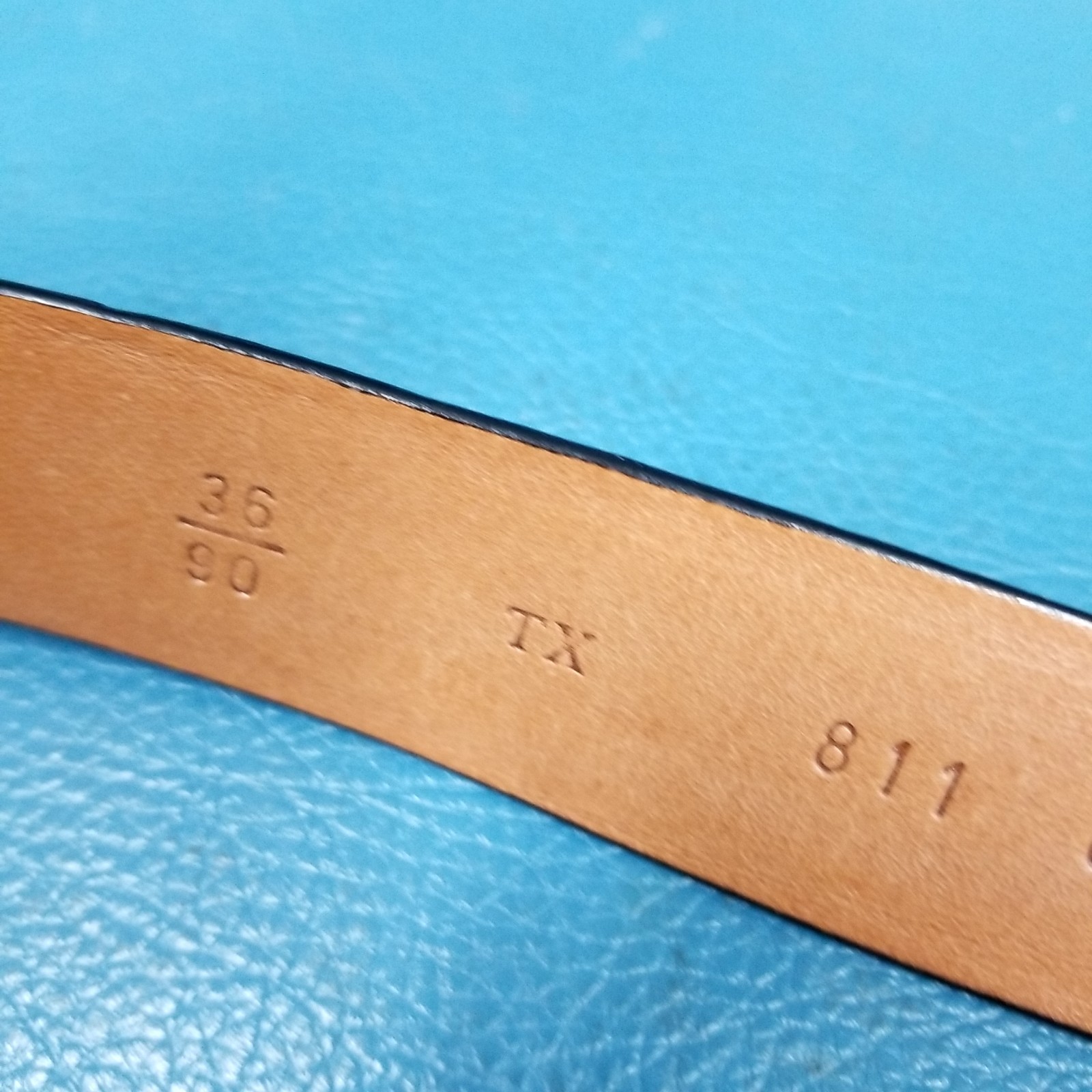 Trafalgar Black Java Lizard Leather VS Buckle Bel… - image 2