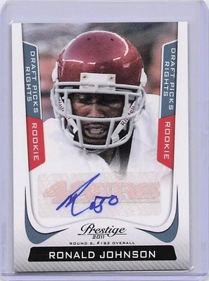 2011 Panini Prestige #284 Ronald Johnson Xtra Points Purple #/50