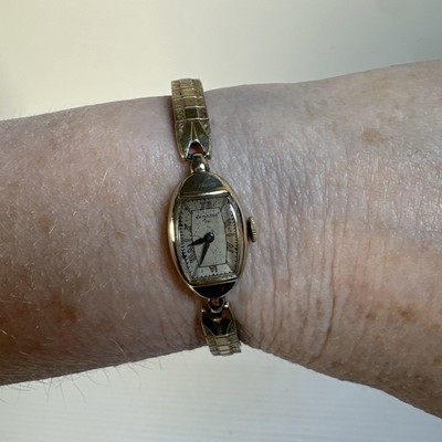 Vintage 10k Gold Filled Ladies 17J Hamilton Wristwatch 