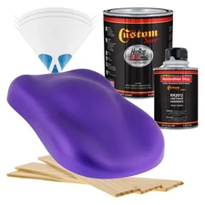 HOT ROD FLATZ Passion Purple Pearl Quart Kit URETHANE Flat Auto Car Paint Kit