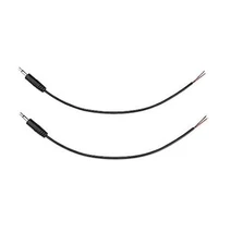 3.5mm Male Plug to Bare Wire Open TS 2Pole Mono 1/8" Audio Cable (2 Pack 12in)..
