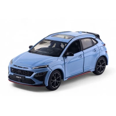 Hyundai KONA N 1:38 Diecast Modellauto Blau Rückziehauto Spielzeug