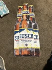 VINTAGE 1989 BUSCH BEER METAL TIN SIGN 30 X 14 Man Cave