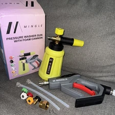 M Mingle 4000 PSI Pressure Washer Gun with Foam Cannon new in open box