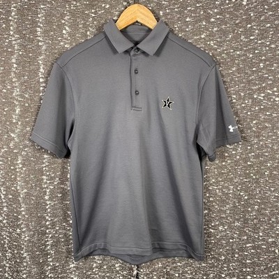 Vanderbilt Commodores Under Armour Embroidered Gray Polo Shirt Women's S