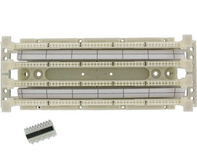 Cat 5e 110-Style Wiring Block Kit, Wall Mount with Legs, C-5 Connector Clips,