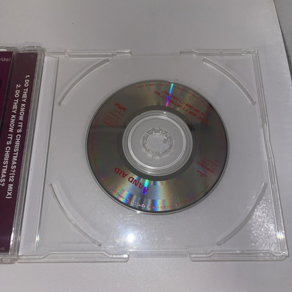 BAND AID Do They Know It's Christmas? RARE JAPAN 3"CD-SINGLE W/ OBI Culture Club — 第 3/3 张图片