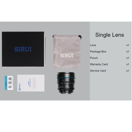 Lente de cine gran angular SIRUI Night Walker 16 mm 24 mm 35 mm 55 mm 75 mm T1.2 S35 - Imagen 18 de 24