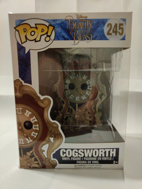 Funko POP Disney Cogsworth #245 Beauty and The Beast Live Action Vinyl Figure | eBay
