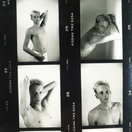 Gay Games Bodybuilder Contact Sheet 1980s San Francisco Man Muscle Woman CA B415 - Picture 4 of 7