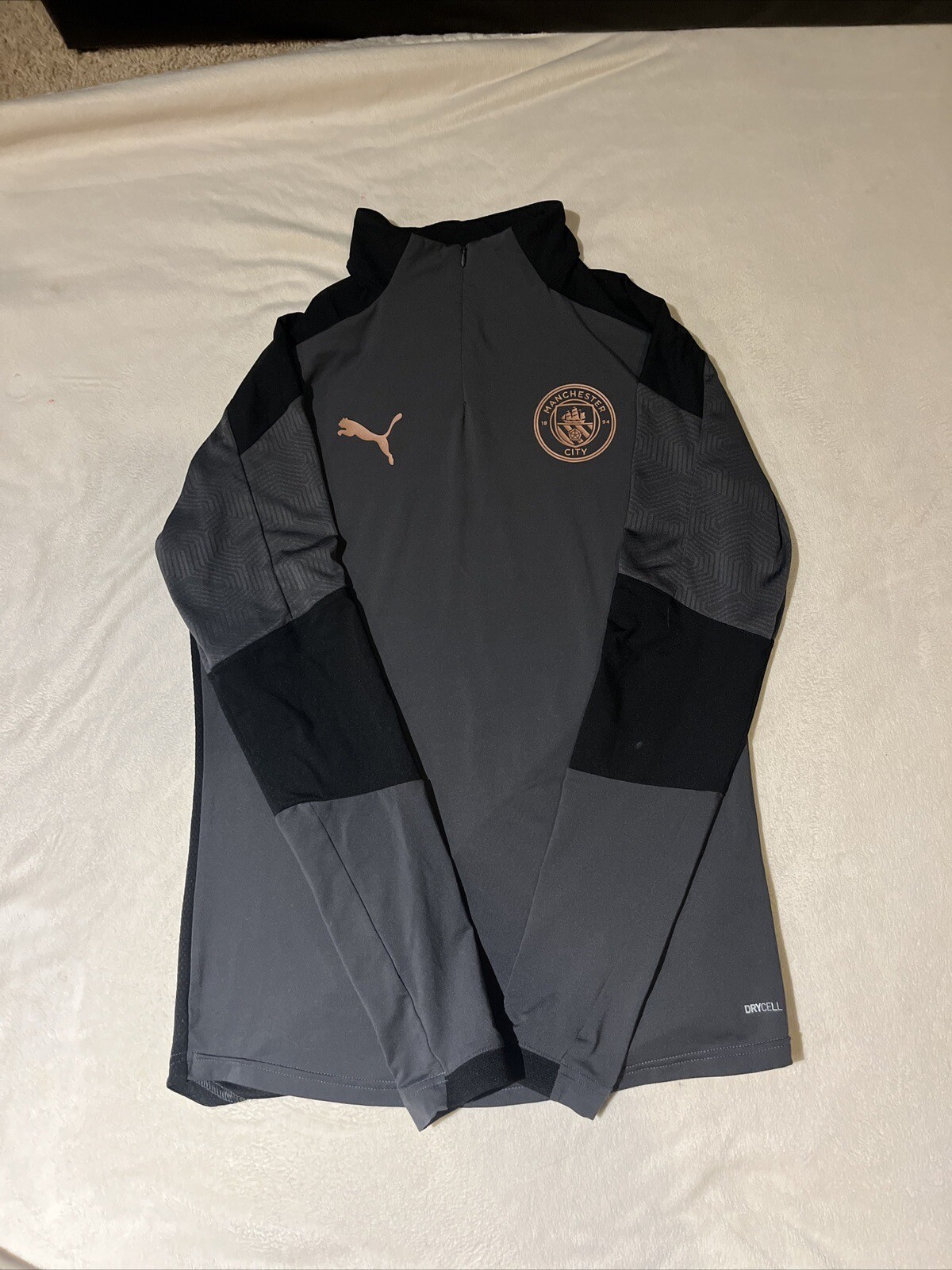 AUTHENTIC 20/21 Manchester City 1/4 Zip Training Top … Gem