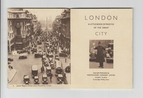 London City Un pequeño libro de fotos de la gran ciudad aprox. 1920 calles de coches urbanos - Imagen 2 de 4