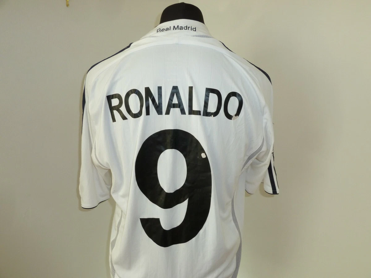 Real Madrid Home football shirt 2006/07 CAMISETA MAILLOT MAGLIA RONALDO 9  large