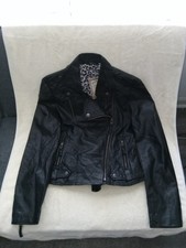 New Paparazzi Faux Leather Women's Motorcycle Style Jacket M Free Shipping