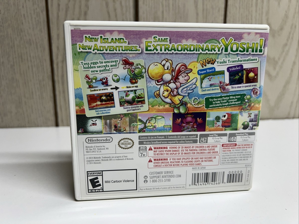 Nintendo Yoshi's New Island (Nintendo 3DS) Original Case