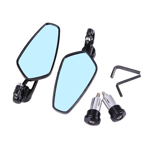 Espejos retrovisores de extremo de manillar de motocicleta de 7/8" para Honda CBR600RR CBR1000RR - Imagen 9 de 26