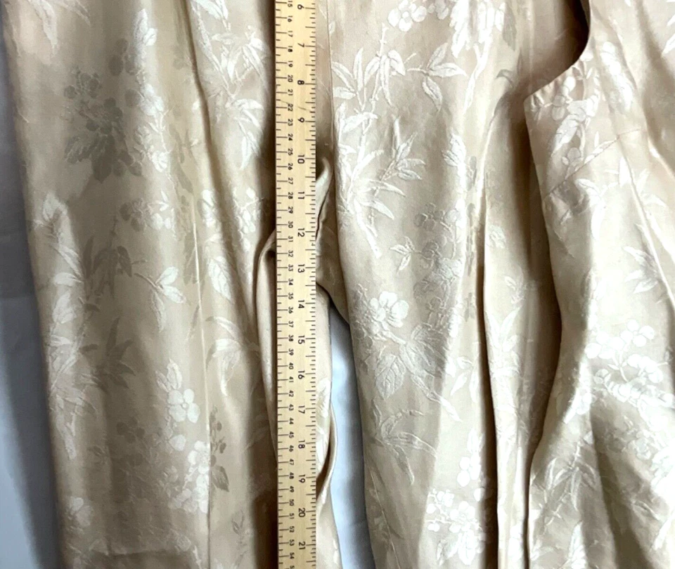 Camiseta sin mangas Jones New York 100 % seda estampado floral talla 14 pantalones talla 10 Foto 4 de 4