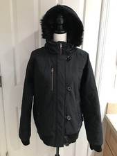 Body Glove Damska kurtka śnieżna ze sztucznego futra Podszewka z kapturem