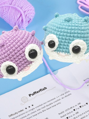Crochet Kit for Beginners Complete Crochet Knitting Kit Adorable Animal~· - Picture 8 of 15