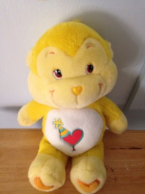 2004 CARE BEARS CAREBEAR COUSINS PLAYFUL HEART MONKEY YELLOW PLUSH DOLL FIGURE 687203307046 | eBay