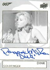 2019 James Bond Collection A-MN Margaret Nolan Dink Inscription Autograph Card!
