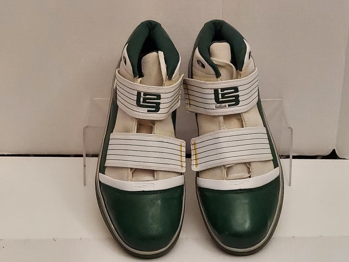 Size 14 - Nike LeBron Zoom Soldier III Team Bank Green 2009