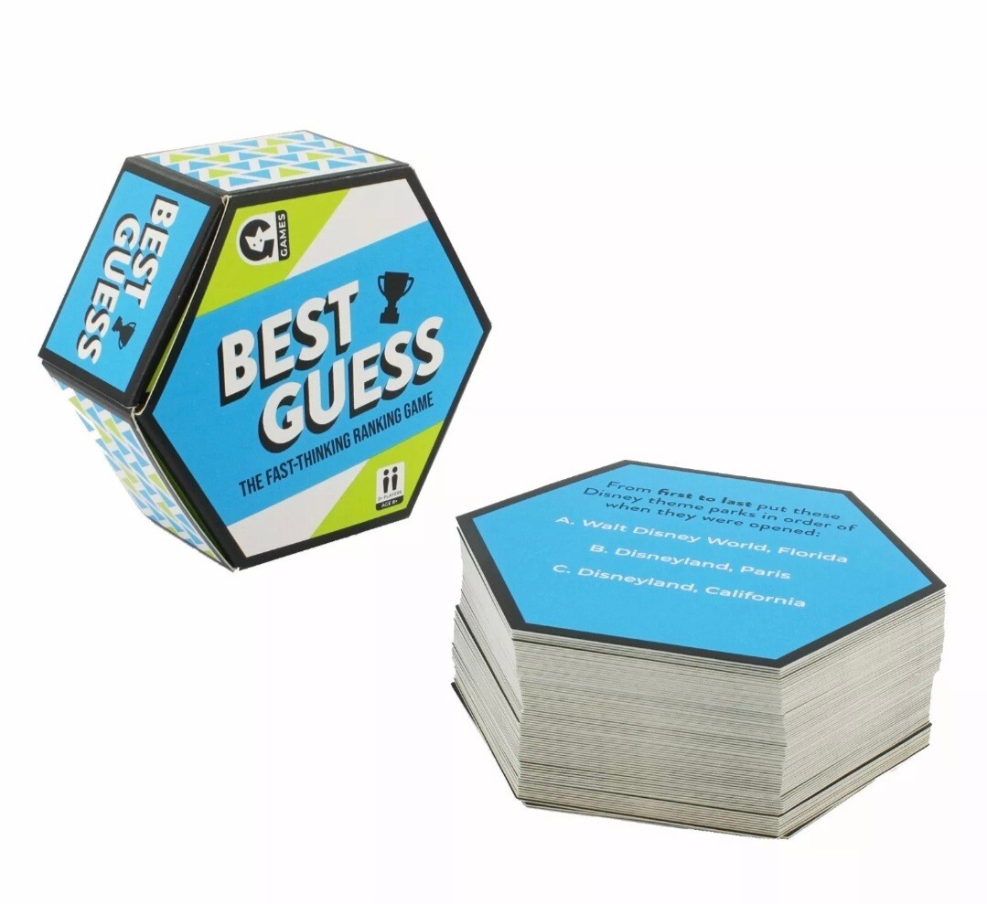 NEW & SEALED! BEST GUESS! - FAST PACED, TRAVEL SIZE, FAMILY TRIVIA RANKING GAME